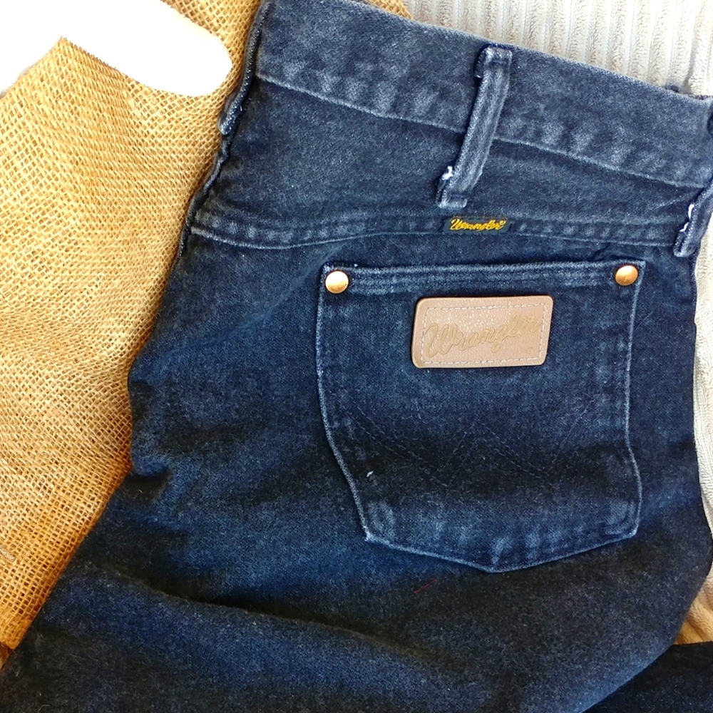 Men's Black Wrangler Jeans